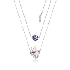 Couture Kingdom Disney Dumbo Circus Ball Necklace Sliver DSN470