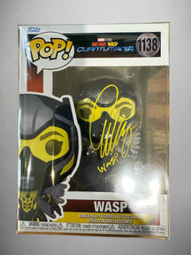 WASP POP VINYL #1138 - SIGNED BY EVANGELINE LILLY- WITH COA