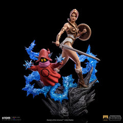 Iron Studios - Masters of the Universe - Teela and Orko Deluxe 1:10 Statue