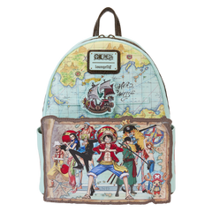Loungefly - One Piece - Luffy & Gang Map Mini Backpack