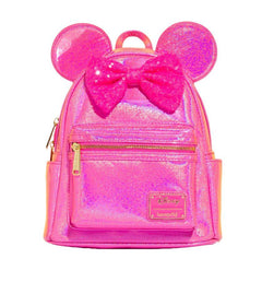 Loungefly - Minnie Mouse Retro Pink Glitter Backpack