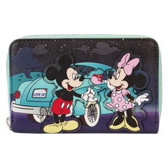 Disney - Mickey & Minnie Date Drive-In Zip Wallet
