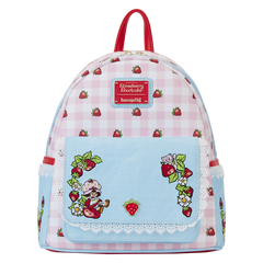 Loungefly - Strawberry Shortcake Denim Pocket Mini Backpack
