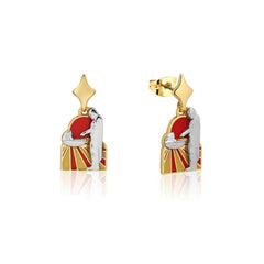 Couture Kingdom Star Wars The Mandlorian & Grogu Horizon Drop Earrings Gold SWE027