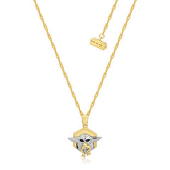 Couture Kingdom Star Wars The Mandalorian Precious Metal Grogu Snack Necklace Gold SSWN012