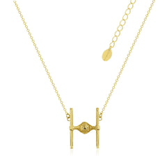 Couture Kingdom Star Wars Tie Fighter Necklace Gold SWN011