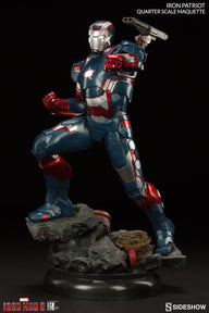 SIDESHOW MARVEL IRON MAN 3 IRON PATRIOT 1/4 SCALE MAQUETTE LIMITED EDITION STATUE