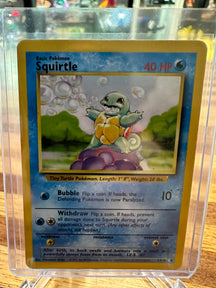 Pokemon - Squirtle 63/102 Base Set Common Card TCG 1999