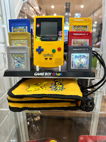 Nintendo Game Boy Color - Pokemon Edition with 6 Games, Original Stand and Case