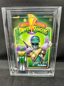 Super 7 Green Power Ranger Figurine - Signed by Tessa Rao