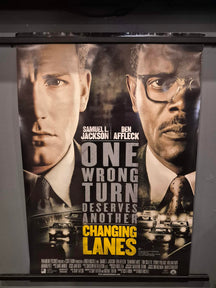 Changing Lanes - Cinema Release Double Sided One-Sheet Movie Poster
