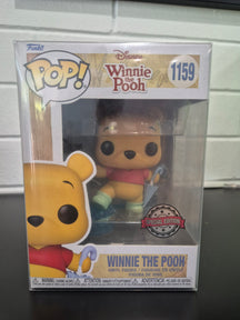 Funko Pop! Vinyl Winnie the Pooh special edition splashing in puddle