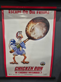 Chicken Run (Escape or die frying) - Cinema Release Double Sided One-Sheet Movie Poster