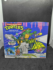 Vintage Teenage Mutant Ninja Turtles Turtlecycle Mutant Sewer with Sidecar (1989) - unopened in box
