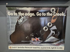 Original 1992 Fosters Moto GP promotional poster