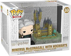 Funko Pop vinyl town Harry Potter Minerva McGonagall with Hogwarts