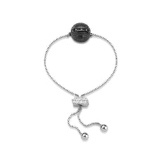 Couture Kingdom Star Wars Death Star Lariat Bracelet Sliver SWB04