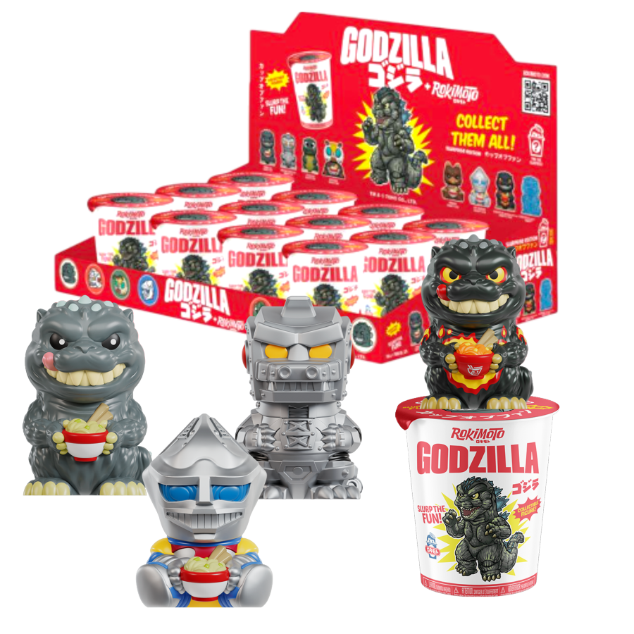 Rokimoto - Godzilla Vinyl Figure - Single Blind Box CDU (Wave 4)