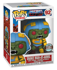 Funko Pop Vinyl Masters of The Universe Snake Man-At-Arms#92