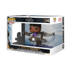 Funko Pop Vinyl Wakanda Forever Shuri in Sunbird Pop Ride #110