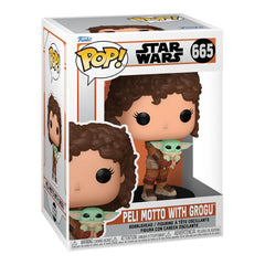 Funko Pop Vinyl - Star Wars: Mandalorian - Peli Motto & Grogu #665