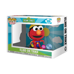 Funko Pop Vinyl Sesame Street - Elmo on Trike US Exclusive Flocked #309