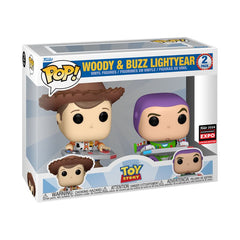 Toy Story - Woody & Buzz Gaming C2E2 2024 US Exclusive Pop! Vinyl 2 Pack