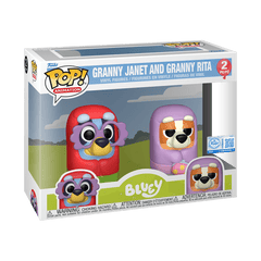 Bluey – Granny Janet & Granny Rita US Exclusive Pop! 2-Pack...