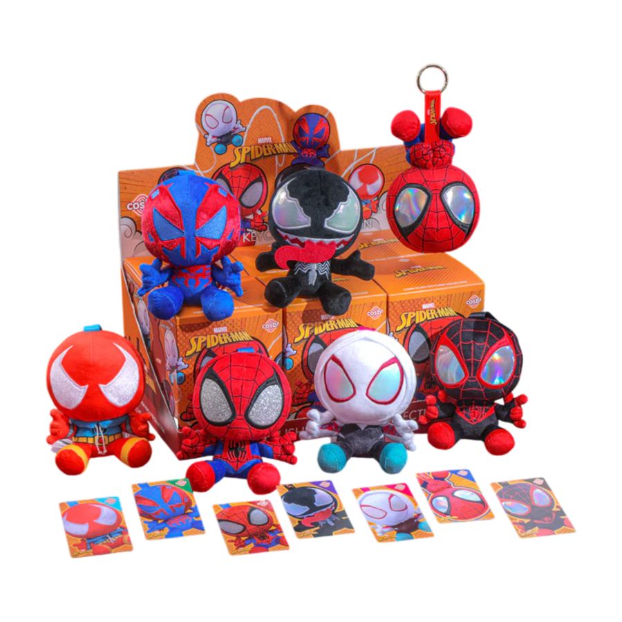 Marvel – SpiderMan Cosbi Plush Keychain Collection Single Box