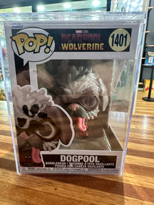 Funko Pop Vinyl Dogpool Paw Signed By Pessy Aka Dogpool