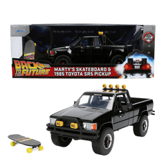 Back to the Future – 1:24 1985 Toyota SR5 Pickup Truck with Marty’s Skateboard Diecast Vehicle