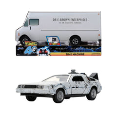 Back to the Future – Delorean (Frosted) 1:32 Scale Vehicle with Truck Box (SDCC Exclusive)