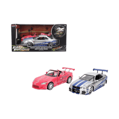 Fast & Furious – 1:24 Brian’s Nissan Skyline GT-R R34 & Suki’s 2001 Honda S2000 2-Pack