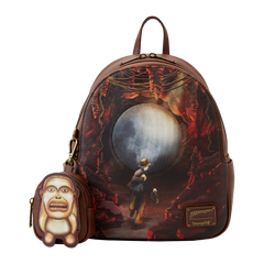 Loungefly Indiana Jones Raiders Of The Lost Ark Boulder Scene Mini Backpack With Coin Purse