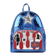 Loungefly Marvel Comic Captain America Costume Mini Backpack