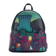 LoungeFly Disney Brave Princess Castle Mini Backpack