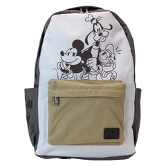 Mickey & Friends - Canvas & Nylon Full-Size Backpack (PRE ORDER)