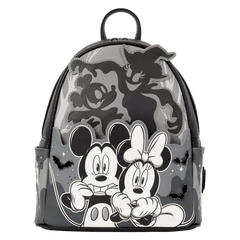 Disney – Mickey & Minnie Ghost Light Up Glow Mini Backpack