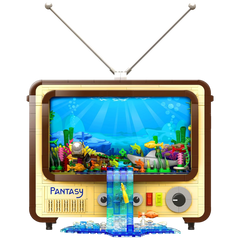 Joyside Series - Retro 1960s Television (1208 Piece Kit)