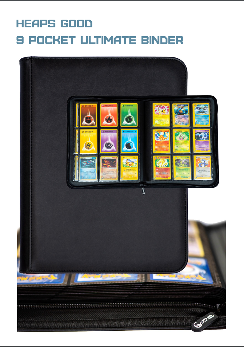 Heaps Good Collectables - Premium 12 Pocket Treading Card Binder kollecta-world Heaps Good Collectables - Premium 12 Pocket Treading Card Binder kollecta-world