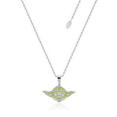 Couture Kingdom Star Wars Grogu Enamel Necklace