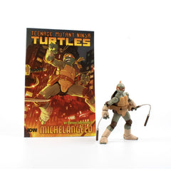 Teenage Mutant Ninja Turtles (comics) - Michelangelo BST AXN Action Figure & Comic Book (Wave 2)