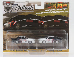 1:64 Bathurst Twin Set -- 1990 Winner HRT VL Commodore #7 #16 -- Oz Wheels