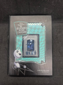 Nightmare Before Christmas Jack Skellington 1oz Silver Coin