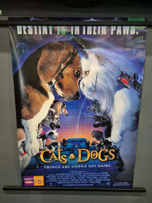 Cat & Dogs single sided movie poster