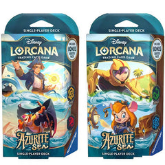 Disney Lorcana TCG Azurite Sea Starter Deck Set (2 Deck Pair) (PRE ORDER )