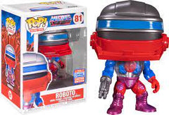 Funko Pop Vinyl Masters of the Universe - Roboto SDCC 2021 US Exclusive Pop! Vinyl #81