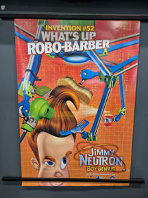 Jimmy Neutron (what's up robo barber) - Cinema Release Double Sided One-Sheet Movie Poster