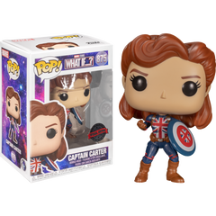 Funko Pop Vinyl What If - Captain Carter Pose US Exclusive [RS] #875