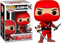 Funko Pop Vinyl G.I. Joe - Cobra Red Ninja US Exclusive Pop! Vinyl [RS] #79